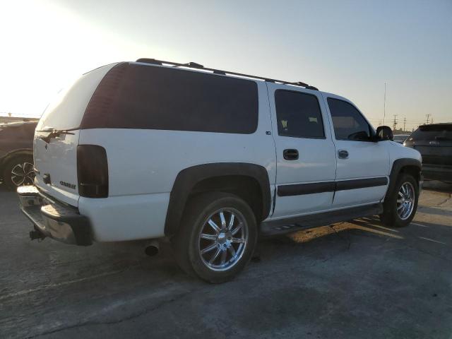 3GNEC16T22G300102 - 2002 CHEVROLET SUBURBAN C1500 WHITE photo 3