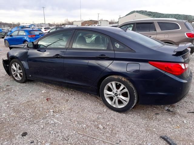 5NPEC4AC8BH137738 - 2011 HYUNDAI SONATA SE BLUE photo 2