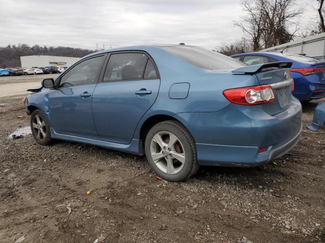 5YFBU4EE6CP048525 - 2012 TOYOTA COROLLA BASE BLUE photo 2