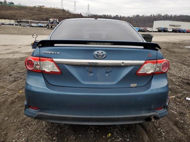 5YFBU4EE6CP048525 - 2012 TOYOTA COROLLA BASE BLUE photo 6