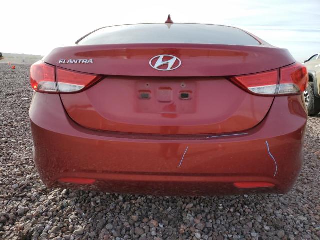 5NPDH4AE4DH308860 - 2013 HYUNDAI ELANTRA GLS RED photo 6