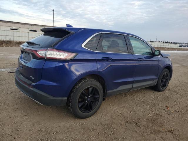 2FMTK4J81FBB72219 - 2015 FORD EDGE SEL BLUE photo 3