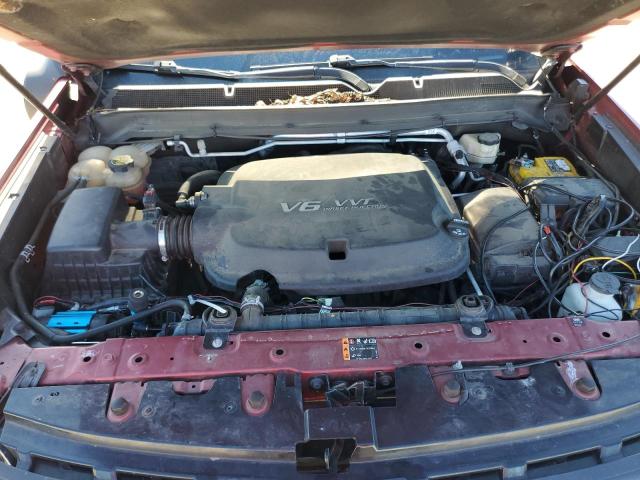 1GCGTEEN5H1278308 - 2017 CHEVROLET COLORADO ZR2 RED photo 11