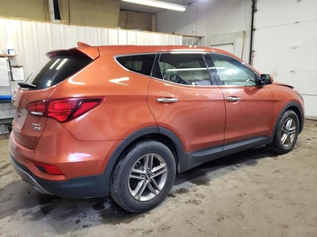 5XYZTDLB8HG419139 - 2017 HYUNDAI SANTA FE S ORANGE photo 3