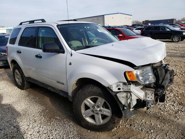 1FMCU59H88KC90748 - 2008 FORD ESCAPE HEV WHITE photo 4