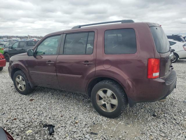 5FNYF4H59BB063210 - 2011 HONDA PILOT EXL BURGUNDY photo 2