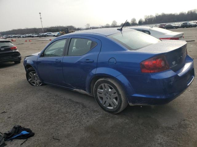 1C3CDZAB0CN238447 - 2012 DODGE AVENGER SE BLUE photo 2