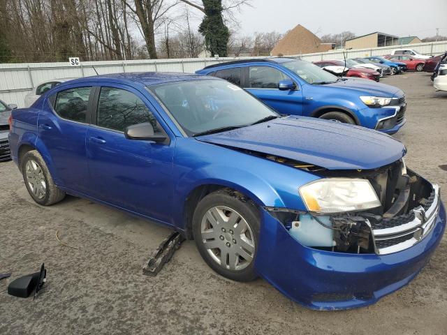 1C3CDZAB0CN238447 - 2012 DODGE AVENGER SE BLUE photo 4