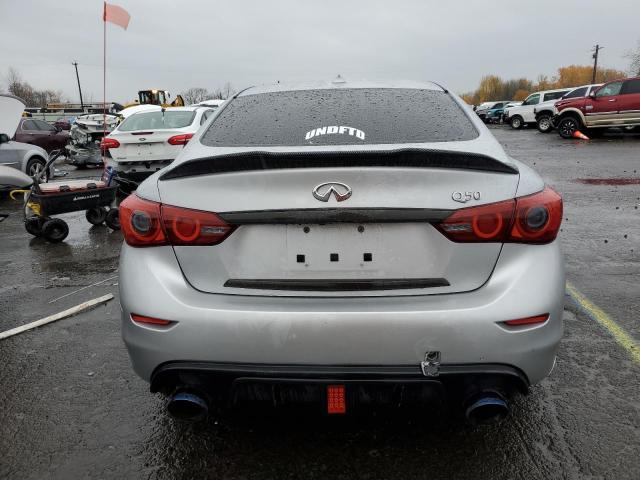 JN1BV7AR2FM410061 - 2015 INFINITI Q50 BASE SILVER photo 6