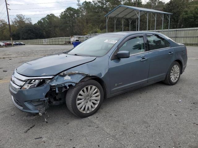 3FADP0L3XCR341256 - 2012 FORD FUSION HYBRID GRAY photo 1