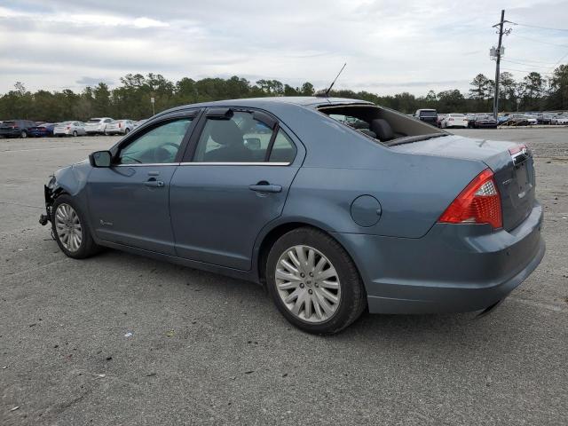 3FADP0L3XCR341256 - 2012 FORD FUSION HYBRID GRAY photo 2