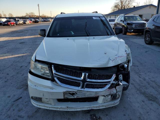 3C4PDCAB6DT576608 - 2013 DODGE JOURNEY SE WHITE photo 5