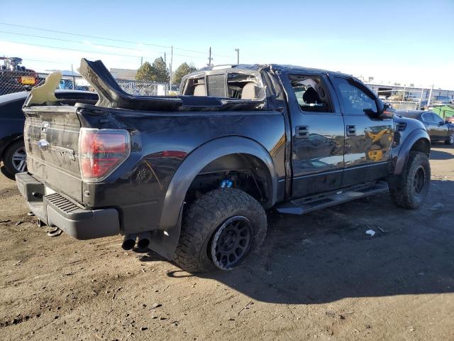 1FTFW1R64DFC27331 - 2013 FORD F150 SVT RAPTOR BLACK photo 3