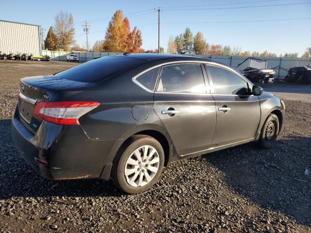 3N1AB7AP6EY292515 - 2014 NISSAN SENTRA S BLACK photo 3