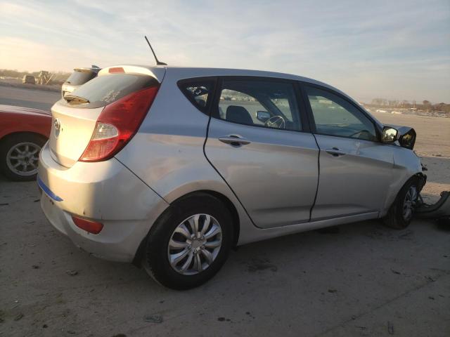 KMHCT5AE5GU296126 - 2016 HYUNDAI ACCENT SE GRAY photo 3