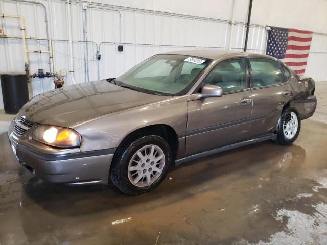 2G1WF52E839395739 - 2003 CHEVROLET IMPALA BROWN photo 1