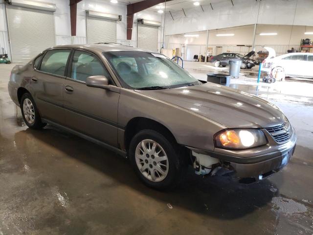 2G1WF52E839395739 - 2003 CHEVROLET IMPALA BROWN photo 4