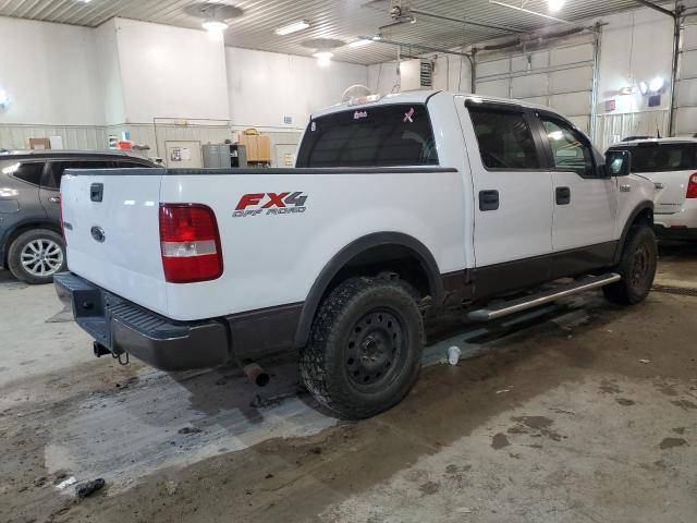 1FTPW14585KC33418 - 2005 FORD F150 SUPERCREW WHITE photo 3