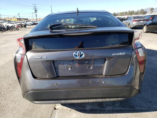 JTDKBRFU2H3578094 - 2017 TOYOTA PRIUS GRAY photo 6