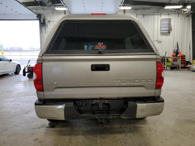 5TFUY5F17FX430602 - 2015 TOYOTA TUNDRA DOUBLE CAB SR/SR5 SILVER photo 6