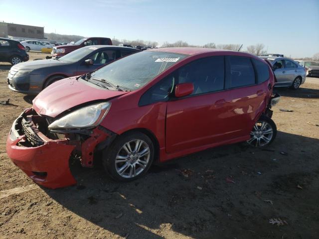 JHMGE88489S028604 - 2009 HONDA FIT SPORT RED photo 1