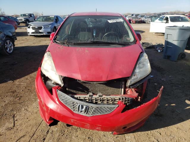 JHMGE88489S028604 - 2009 HONDA FIT SPORT RED photo 5