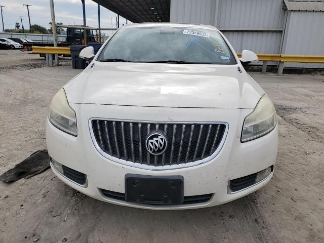 2G4GS5EV4D9175997 - 2013 BUICK REGAL PREMIUM WHITE photo 5