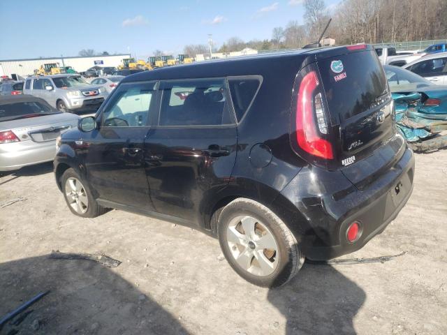 KNDJN2A21H7477413 - 2017 KIA SOUL BLACK photo 2