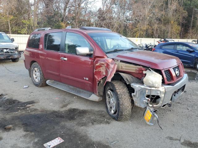 5N1AA08B06N701555 - 2006 NISSAN ARMADA SE BURGUNDY photo 4