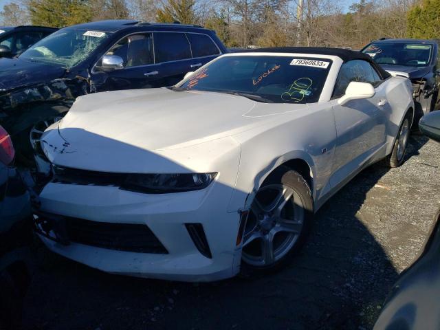 1G1FB3DX4J0133089 - 2018 CHEVROLET CAMARO LT WHITE photo 1