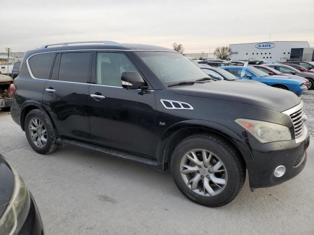 JN8AZ2NF4E9551803 - 2014 INFINITI QX80 BLACK photo 4