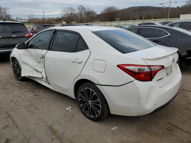 2T1BURHE6EC137538 - 2014 TOYOTA COROLLA L WHITE photo 2