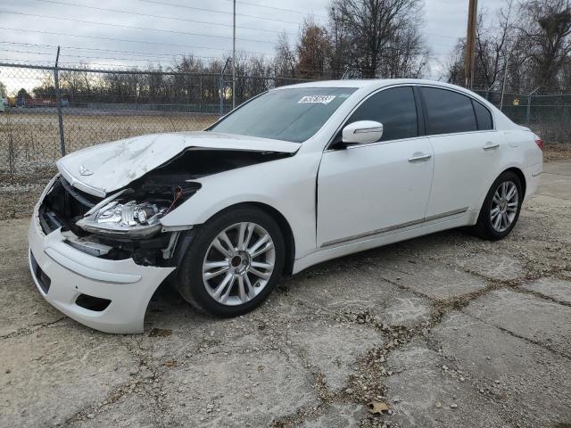 KMHGC4DF6BU128438 - 2011 HYUNDAI GENESIS 4.6L WHITE photo 1