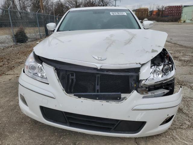 KMHGC4DF6BU128438 - 2011 HYUNDAI GENESIS 4.6L WHITE photo 5