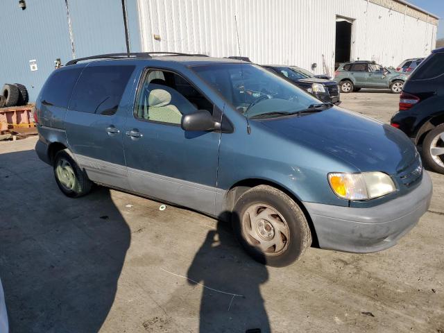 4T3ZF13C32U449365 - 2002 TOYOTA SIENNA LE BLUE photo 4