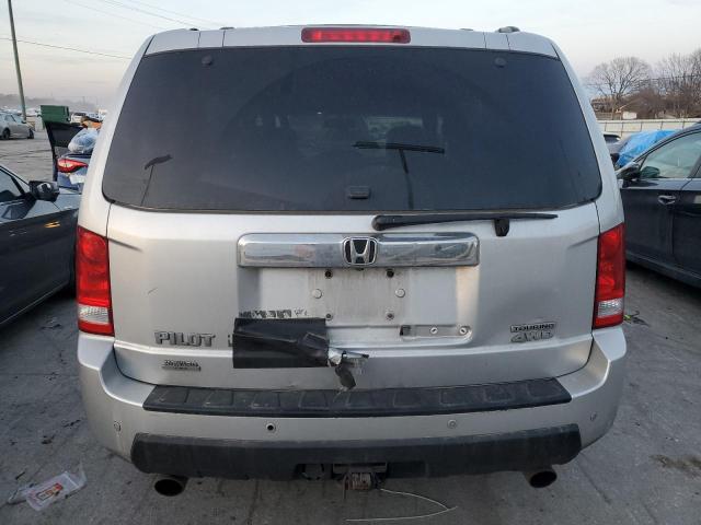 5FNYF48919B003631 - 2009 HONDA PILOT TOURING SILVER photo 6