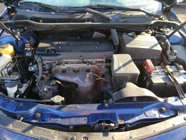 4T1BE46K98U260648 - 2008 TOYOTA CAMRY CE BLUE photo 11