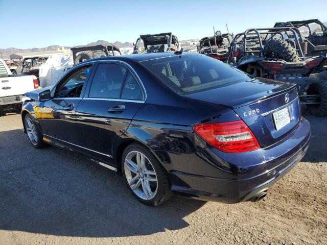 WDDGF4HB5DA858998 - 2013 MERCEDES-BENZ C 250 BLUE photo 2