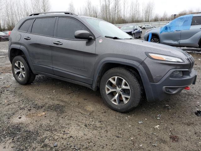 1C4PJMBS3HW578121 - 2017 JEEP CHEROKEE TRAILHAWK GRAY photo 4