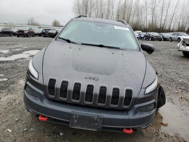 1C4PJMBS3HW578121 - 2017 JEEP CHEROKEE TRAILHAWK GRAY photo 5