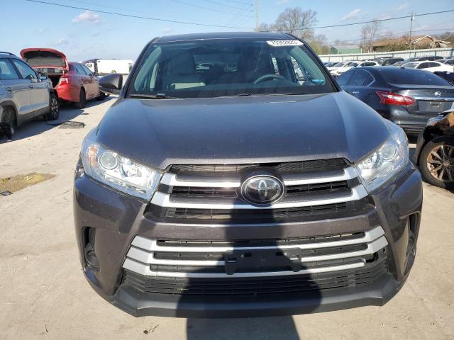 5TDZARFH6HS023961 - 2017 TOYOTA HIGHLANDER LE GRAY photo 5