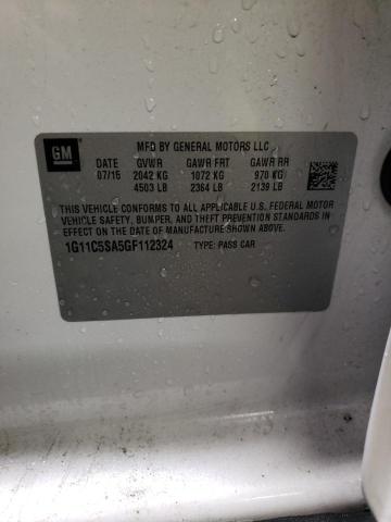 1G11C5SA5GF112324 - 2016 CHEVROLET MALIBU LIM LT 白色 照片 12