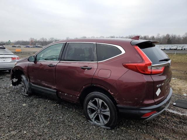 2HKRW6H35JH216664 - 2018 HONDA CR-V LX BURGUNDY photo 2