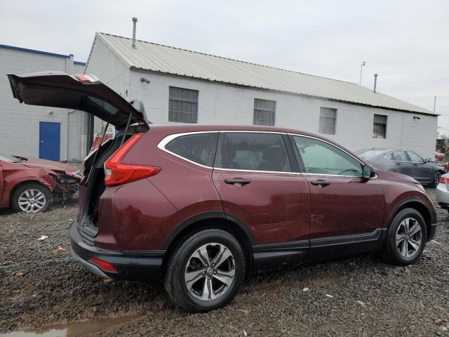 2HKRW6H35JH216664 - 2018 HONDA CR-V LX BURGUNDY photo 3