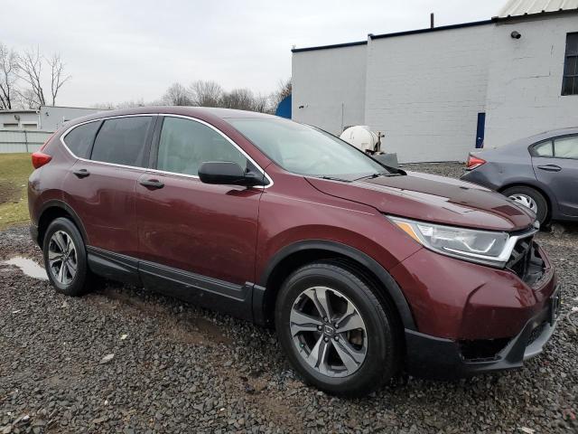 2HKRW6H35JH216664 - 2018 HONDA CR-V LX BURGUNDY photo 4