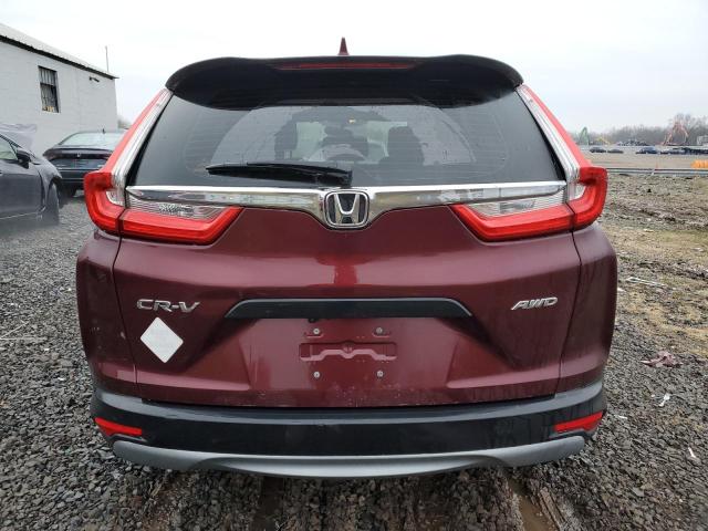 2HKRW6H35JH216664 - 2018 HONDA CR-V LX BURGUNDY photo 6