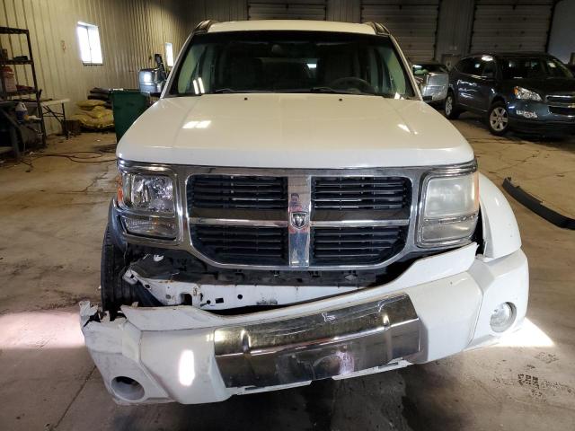 1D8GT28K78W286821 - 2008 DODGE NITRO SXT WHITE photo 5