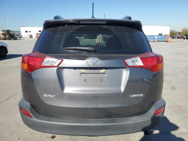 2T3YFREV4EW107632 - 2014 TOYOTA RAV4 LIMITED GRAY photo 6