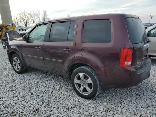 5FNYF4H79EB055016 - 2014 HONDA PILOT EXLN BURGUNDY photo 2