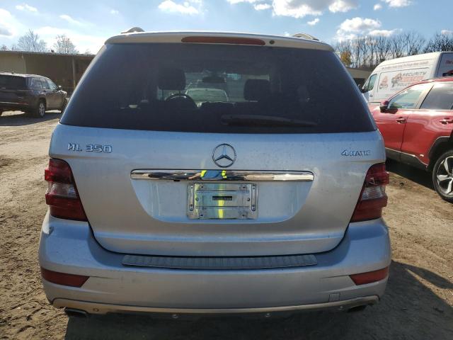 4JGBB8GB1BA631583 - 2011 MERCEDES-BENZ ML 350 4MATIC SILVER photo 6